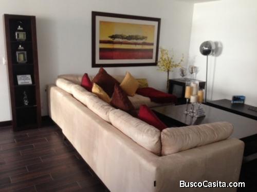 Apartamento amueblado en renta en zona 14, Guatemala.