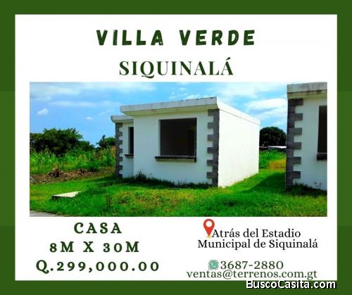 “Villa Verde”, Casas en venta en Siquinalá	