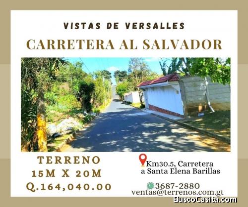 “Vistas de Versalles”, Terrenos en venta en Carretera al Salvador 