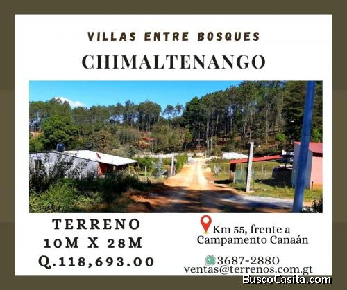 “Villas entre Bosques”, Terrenos en venta en Chimaltenango