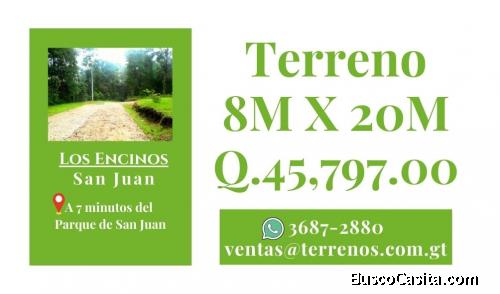 Terrenos en venta en San Juan, contamos con facilidades de pagos 