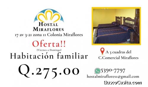 Hostal Miraflores, zona 11