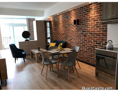 APARTAMENTO EN RENTA AMOBLADO EN ZONA 1/MUNDO INMOBILIARIO 