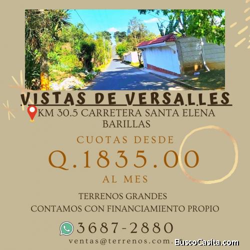 Terrenos en venta en Carretera al Salvador.