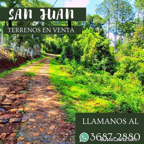 Terrenos en San Juan, contamos con varios terrenos disponibles