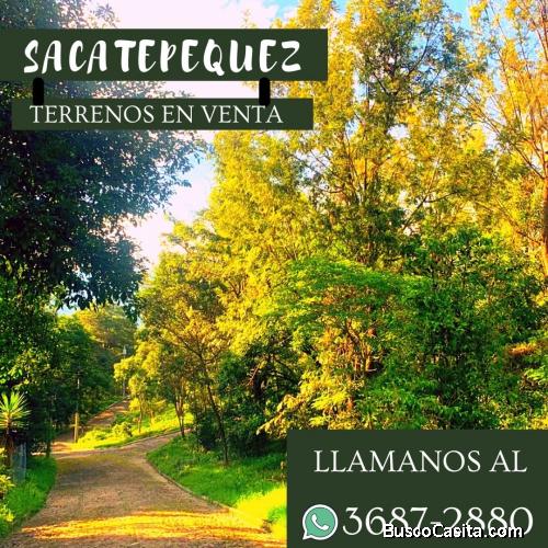 Terrenos en Sacatepéquez, contamos con varios terrenos disponibles