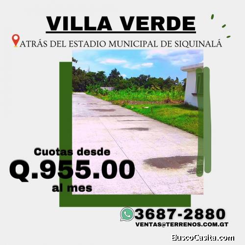 La tierra que mereces... terrenos en venta en Siquinala