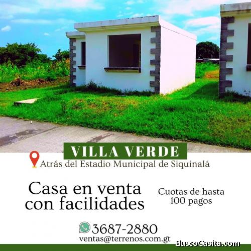La casa que mereces... casa en venta en Siquinala