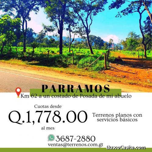 Terrenos en venta en Parramos 