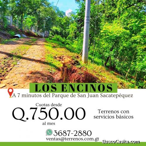 Terrenos en venta en San Juan Sacatepequez 