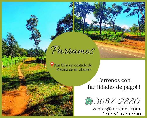 Terrenos grandes y planos en Parramos, venta de terrenos cerca de carretera principal
