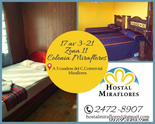 Atención viajeros, HOSTAL MIRAFLORES, tiene las mejores atenciones para ti 