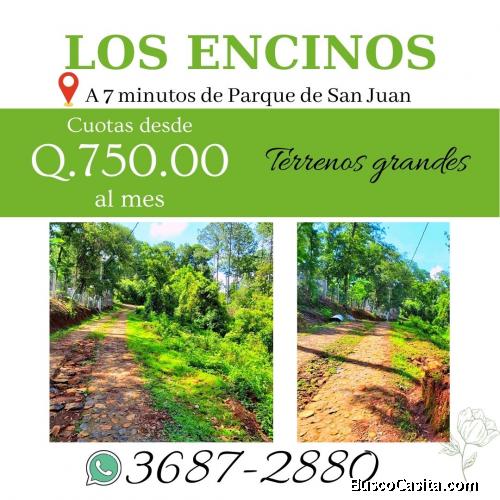 Lotes de 8m x 20m en San Juan, condominio Los Encinos 