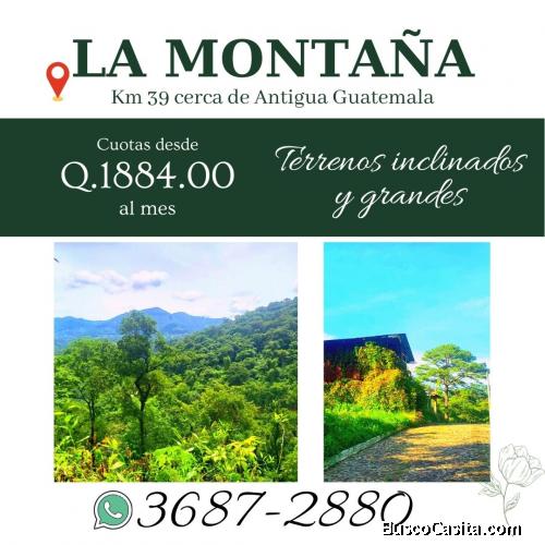 Lotes de 14m x 31m en Sacatepéquez, condominio La Montaña 