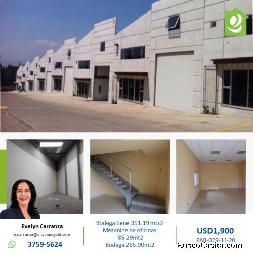 Ofibodega en Renta zona 12!!