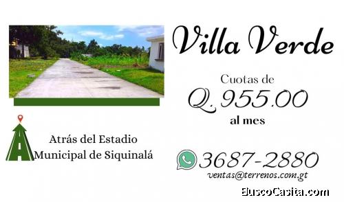 Terreno en excelente ubicación en Siquinalá