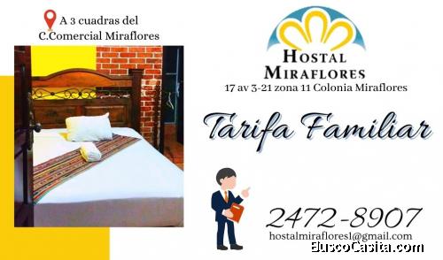 Hospedaje en excelente ubicación, zona 11