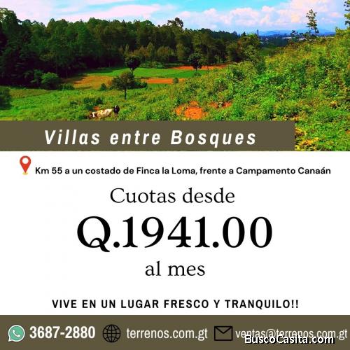 Se vende terreno en Chimaltenango, km 55