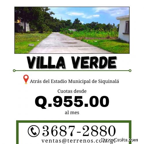 Terrenos en venta en Siquinalá en un área privada y con sus servicios basicos