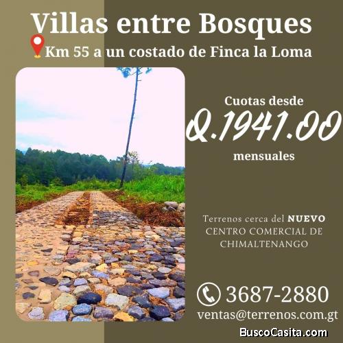 Vendo bellezas de terrenos en Chimaltenango