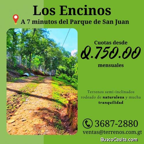 Vendo bellezas de terrenos en San Juan, a 7 minutos del Parque