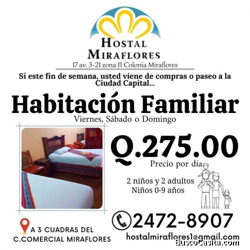 Vienes de Paseo con tu familia? Hostal Miraflores estará encantado de atenderlos