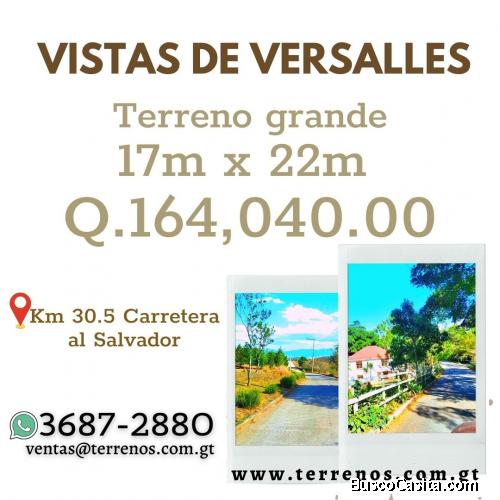 Km 30.5 Carretera al Salvador, terrenos en venta