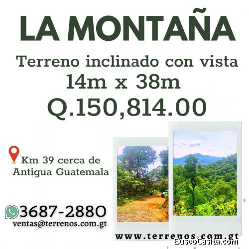 Km 39, Cerca de Antigua Guatemala, terrenos con vistas preciosas 