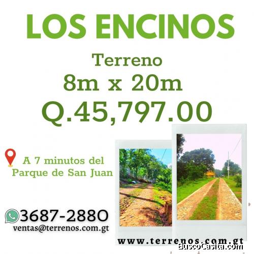 A 7 minutos del Parque de San Juan, terrenos en venta con facilidades de pago