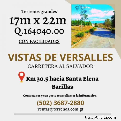 Terrenos en venta en Carretera hacia Santa Elena Barillas 