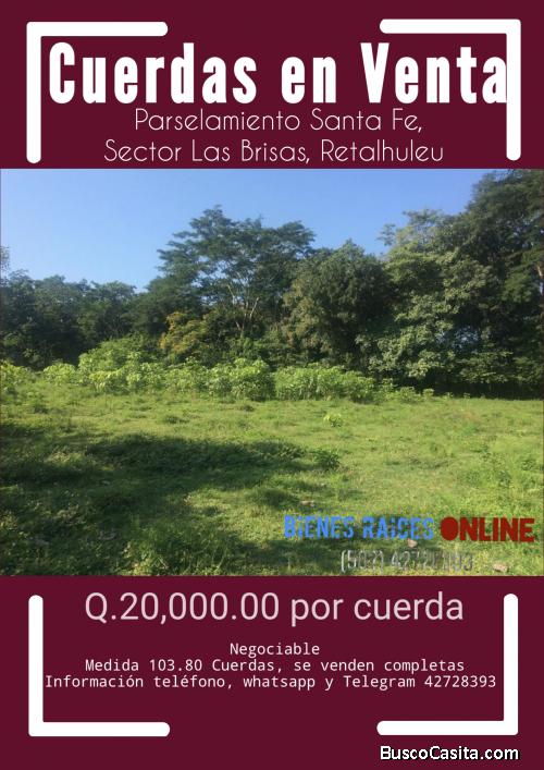Cuerdas en Venta Las Brisas Retalhuleu 