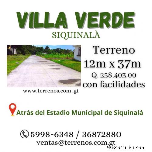 No sabes en que invertir tu dinero? Inviértelo en una propiedad en Siquinalá