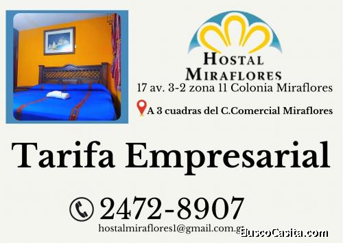 Hostal Miraflores, déjate consentir. Tarifa Empresarial