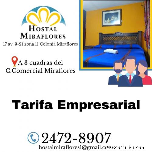 Déjate consentir... Hostal Miraflores tiene una Tarifa Empresarial para ti 