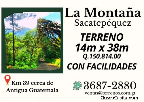 Terrenos en venta con facilidades en Sacatepequez 