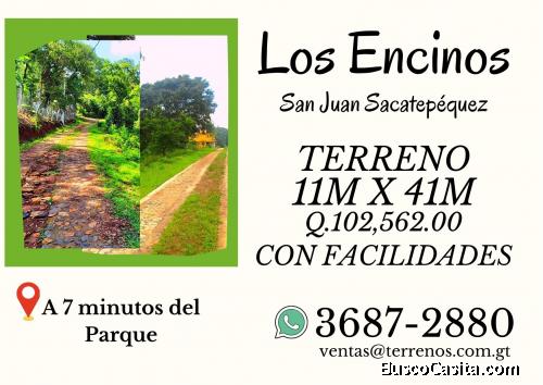 Terrenos en venta con facilidades en San Juan Sacatepequez 
