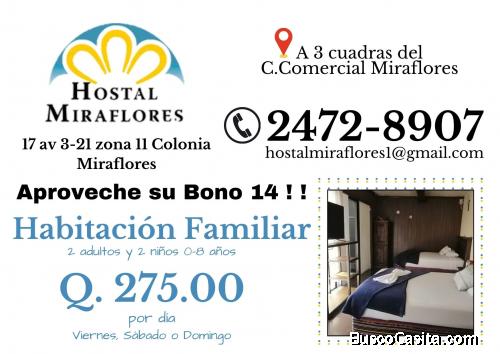 Hostal Miraflores, estará complacido de atenderte