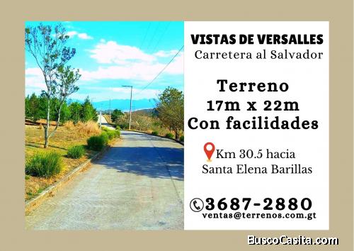 Venta. Terrenos en Carretera al Salvador con facilidades