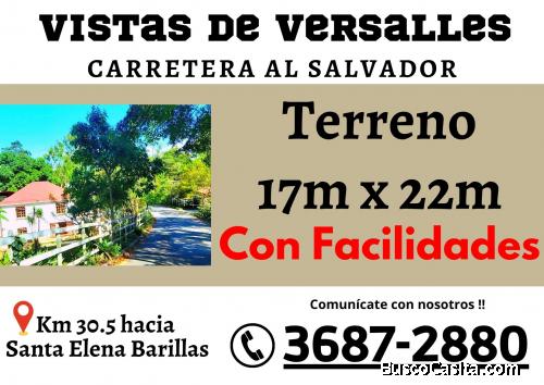 Vendo terrenos en Carretera al Salvador 