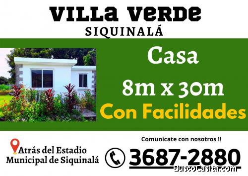 Vendo Casa en Siquinala