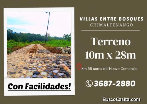 Terrenos con facilidades en Chimaltenango 