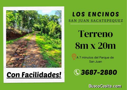 Terrenos con facilidades en San Juan Sacatepequez