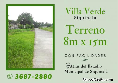 Gran oportunidad de terrenos para construir la casa que siempre soñaste en Siquinala 