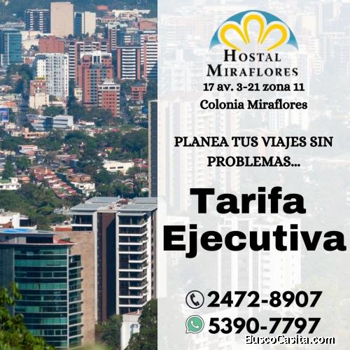 De viaje de negocios en la Cuidad de Guatemala? Hostal Miraflores te atenderá como te mereces