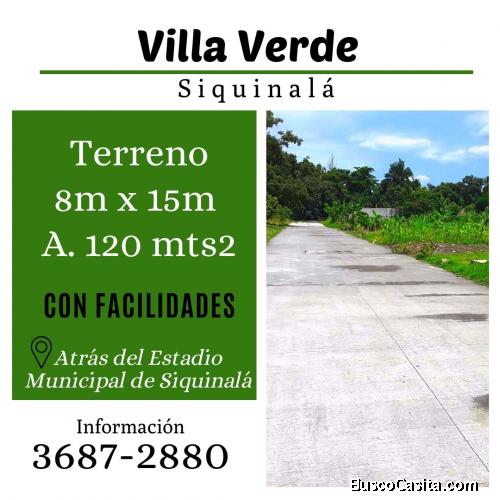 Compra tu terreno en Siquinala 