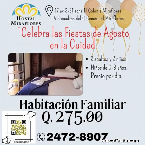 Ven con tu familia a Celebrara las Fiestas de Agosto a la Cuidad 