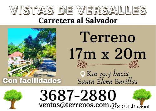 Aproveche, terreno grande en Carretera al Salvador con facilidades de pago 