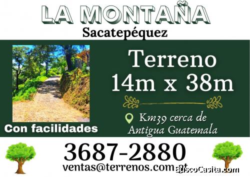 Aproveche, terreno grande cerca de Antigua Guatemala con facilidades de pago 