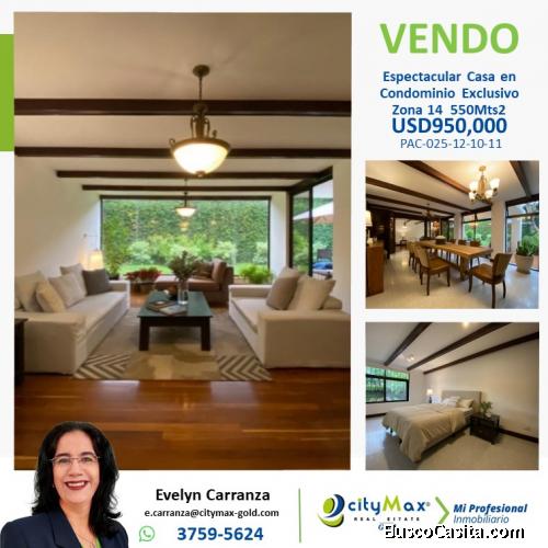 Casa en Venta en Condominio en zona 14!!