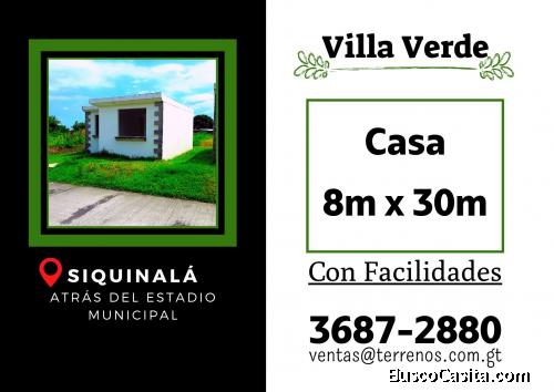 Aprovecha nuestras facilidades de pago en Siquinalá y copra tu casa 